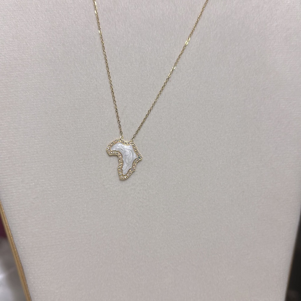 New 18 K Gold Plated African Necklace Product from live show